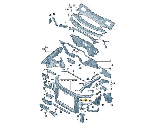 Wkładka regulacyjna (nr katalogowy: 8E0806193)