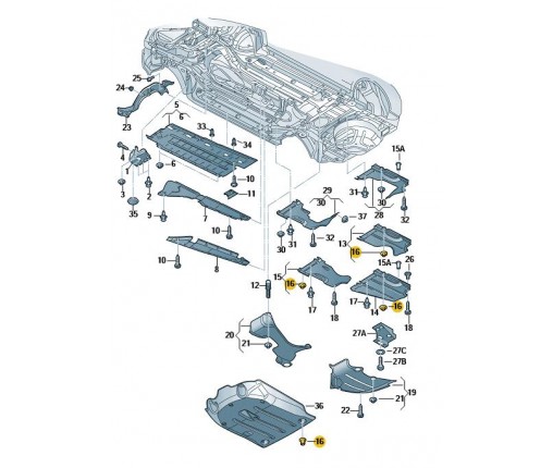 Nakrętka 6-kątna kołnierzowa (nr katalogowy: 8E0825265D)