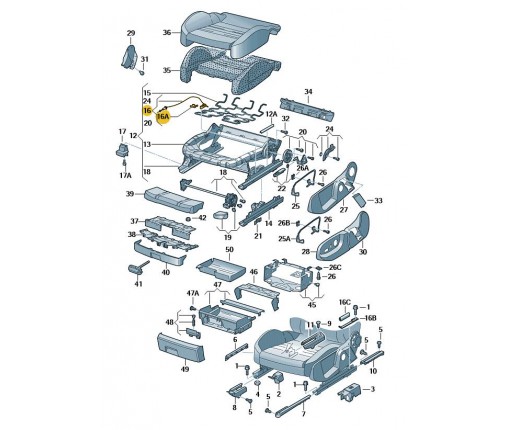 Cięgno Bowdena (nr katalogowy: 8E0881271A)