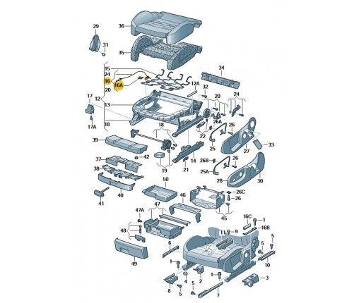 Cięgno Bowdena (nr katalogowy: 8E0881272A)