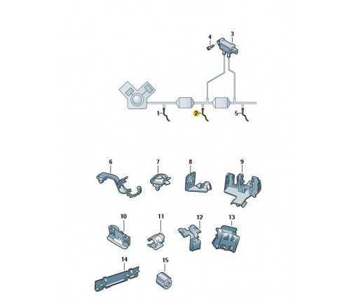Sonda-lambda (nr katalogowy: 8S0906262B)
