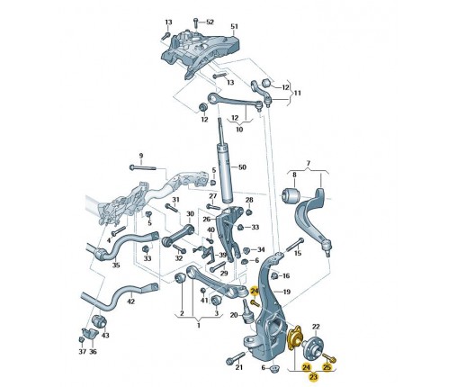 Podwójne łożysko kulkowe skośne z kołnie (nr katalogowy: 8W0407625G)