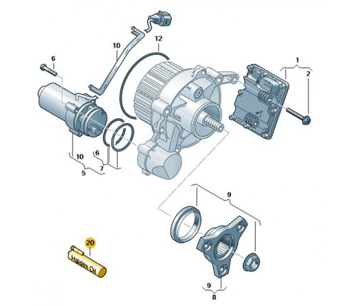 Olej do sprzęgła HALDEX 0,85l (nr katalogowy: G060175A2)