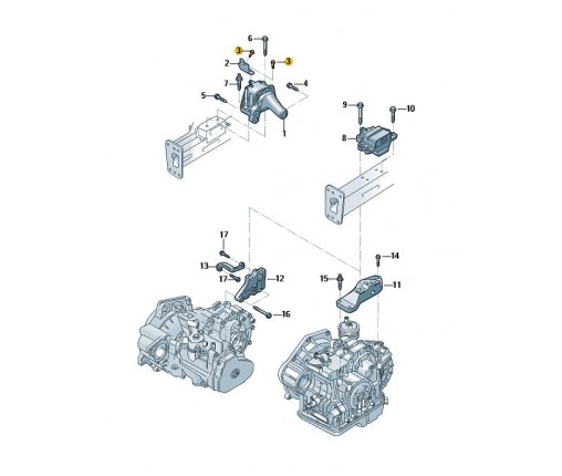 Śruba sześciokątna kołnierzowa (nr katalogowy: N01950213)