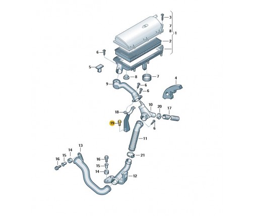 Śruba z łbem 6-kątnym (kombi) (nr katalogowy: N10005306)