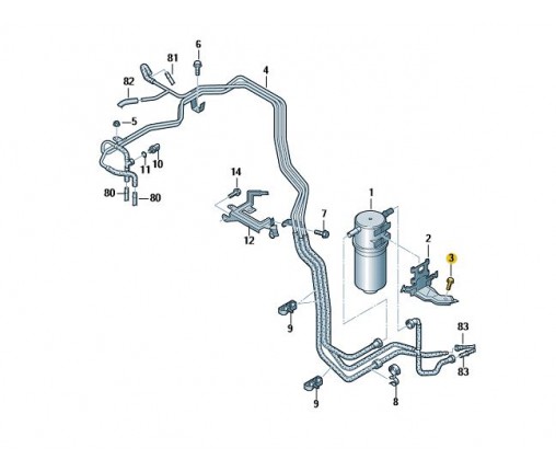 Śruba sześciokątna kołnierzowa (nr katalogowy: N10536103)