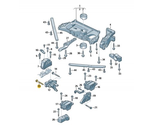 Śruba sześciokątna kołnierzowa (nr katalogowy: N10643801)