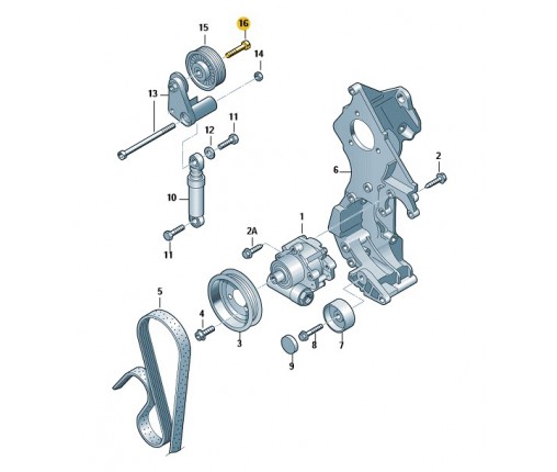 Śruba z gniazdem wielozębnym (nr katalogowy: N10698301)