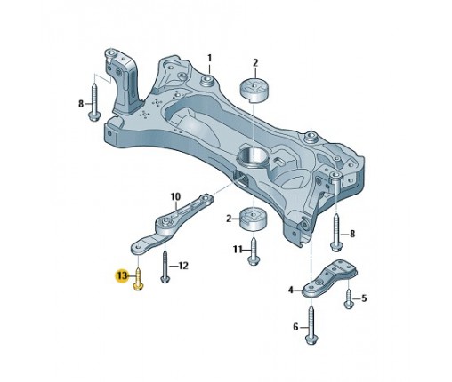 ŚRUBA M10x50 (nr katalogowy: N10699401)