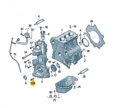 Śruba z łbem płaskim (nr katalogowy: N10700202)