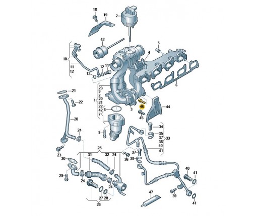 Śruba kołnierzowa z gniazdem wielozębnym (nr katalogowy: N10702603)