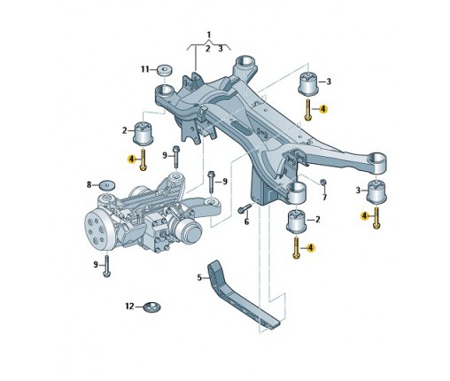 Śruba sześciokątna kołnierzowa (nr katalogowy: N10715901)