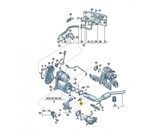 Śruba kołnierzowa z gniazdem wielozębnym (nr katalogowy: N10720402)