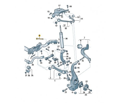 Śruba sześciokątna kołnierzowa (nr katalogowy: N10731501)