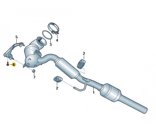 Śruba sześciokątna kołnierzowa (nr katalogowy: N10737101)