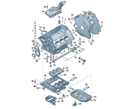 Śruba imbusowa z płaskim łbem (nr katalogowy: N10750301)