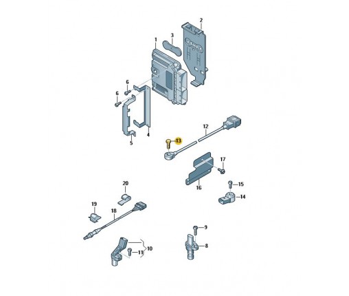 Śruba z łbem 12-kątnym (nr katalogowy: N10750901)