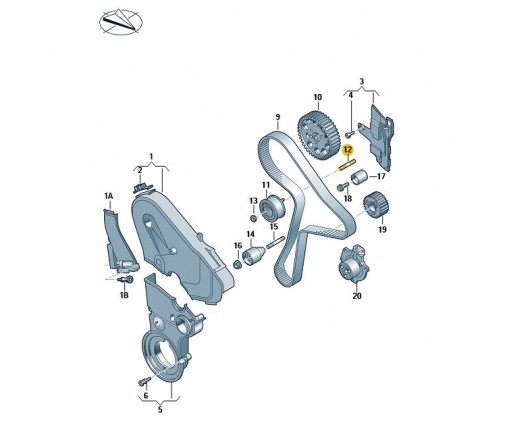 Śruba dwustronna (nr katalogowy: N10762501)