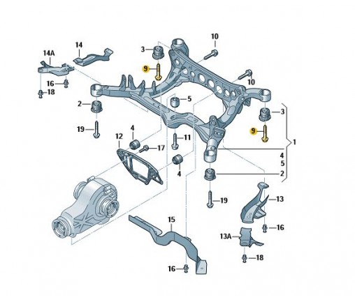 Śruba sześciokątna kołnierzowa (nr katalogowy: N10764301)