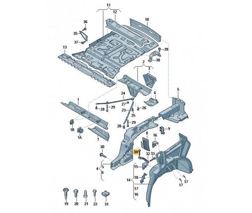 Śruba z łbem 6-kątnym (nr katalogowy: N10773401)