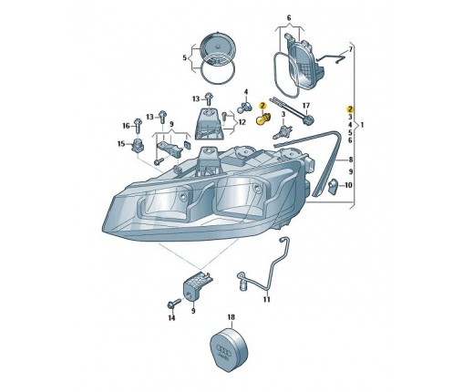 Oprawa żarówki z żarówką (nr katalogowy: N10776301)