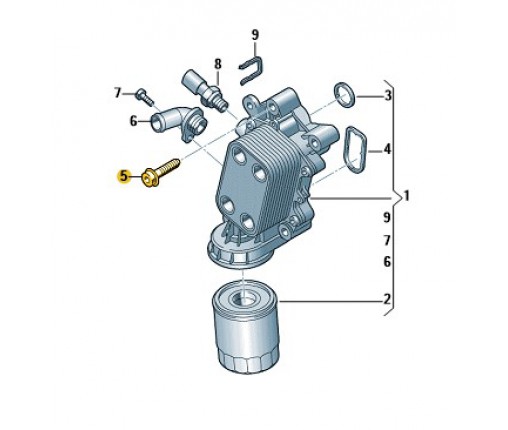 Śruba z gniazdem wielozębnym . (nr katalogowy: N10780501)