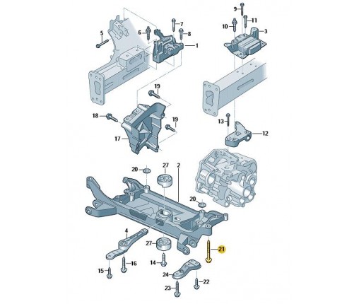 Śruba z łbem sześciokątnym (kombi) (nr katalogowy: N10785401)