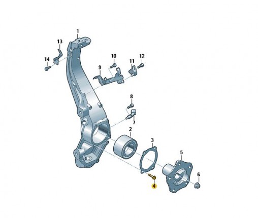 Śruba sześciokątna kołnierzowa (nr katalogowy: N10806301)