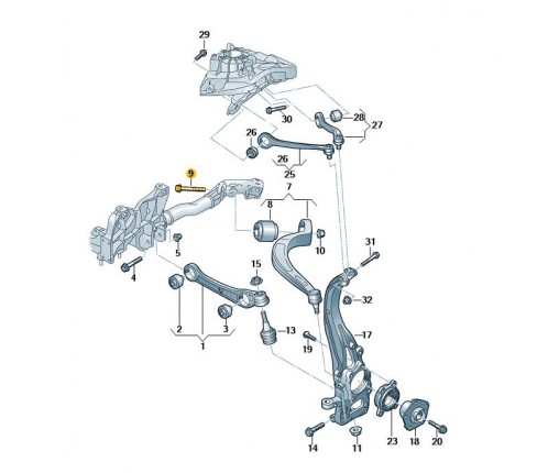 Śruba z łbem sześciokątnym (kombi) (nr katalogowy: N10817601)
