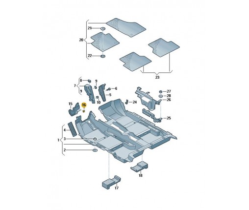 Przycisk czerń satynowa (nr katalogowy: N9006850101C)