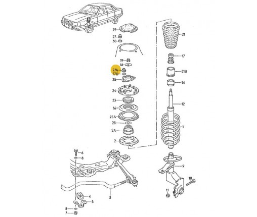 Nakrętka 6-kątna kołnierzowa z samozabez (nr katalogowy: N90183802)