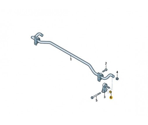 Nakrętka 6-kątna kołnierzowa z samozabez (nr katalogowy: N90183804)