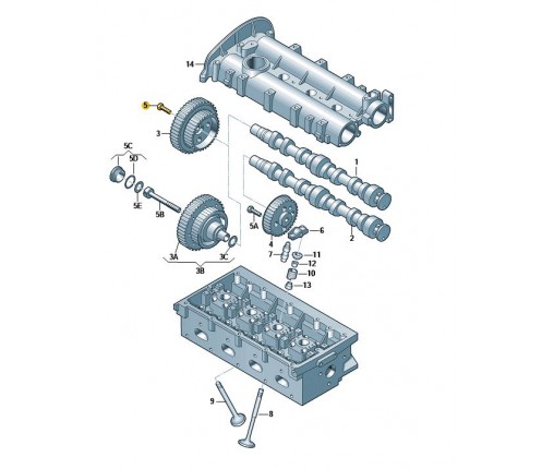 Śruba z lbem szesciokatnym (nr katalogowy: N90256202)