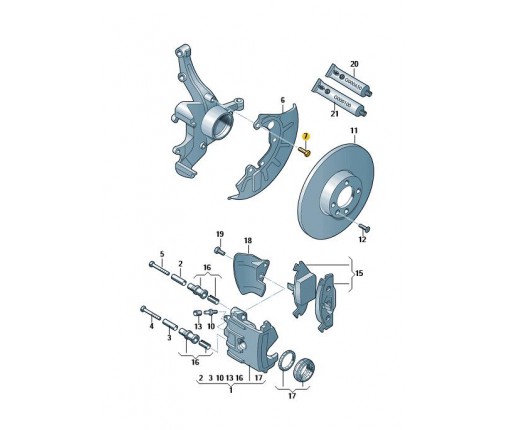 Śruba sześciokątna kołnierzowa (nr katalogowy: N90305304)
