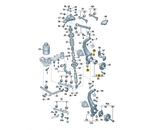 Nakrętka 6-kątna z samozabezpieczeniem (nr katalogowy: N90848404)