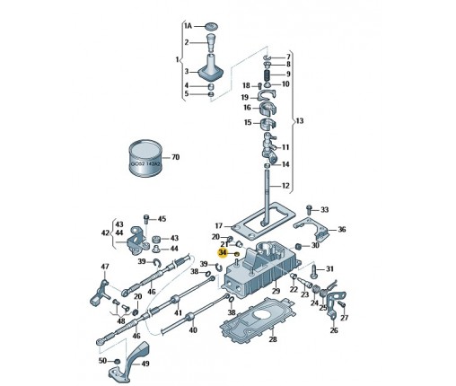Nakrętka 6-kątna kołnierzowa z samozabez (nr katalogowy: N90908302)