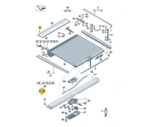 Śruba z łbem soczewkowym torx (nr katalogowy: N90944604)