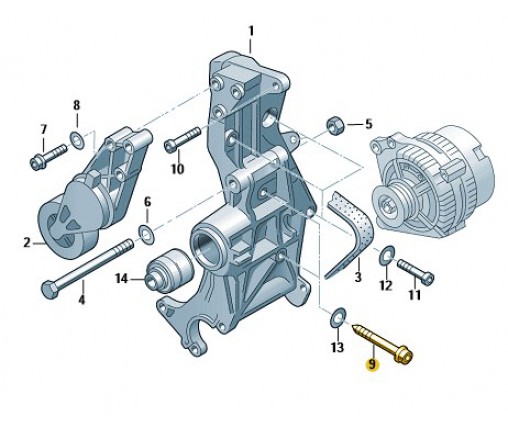 Śruba z łbem walcowym z otworem wielozęb (nr katalogowy: N91102201)