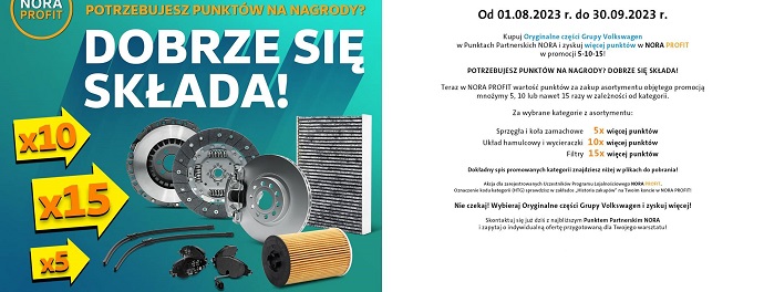 Akcja promocyjna dla klientw NORA
